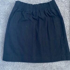 J. Crew Black Mini Skirt